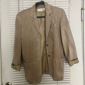 Suede leather jacket vintage size small